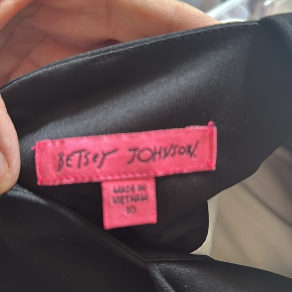 NWT Betsey Johnson color block scuba crepe dress - Picture 6 of 6